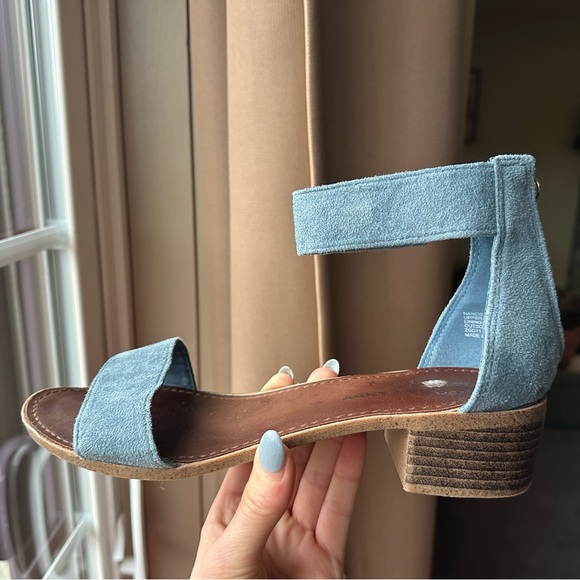 Blue Sandal with Ankle Strap - Picture 8 of 9